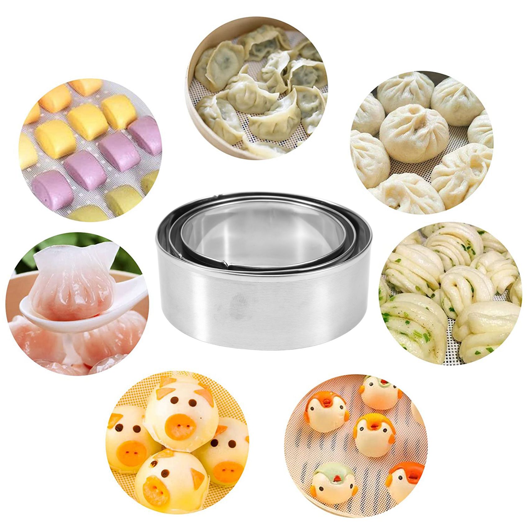 FAST-Dumplings Maker 8 Pcs, Pr - Gyoza Dumpling Maker recension och pris