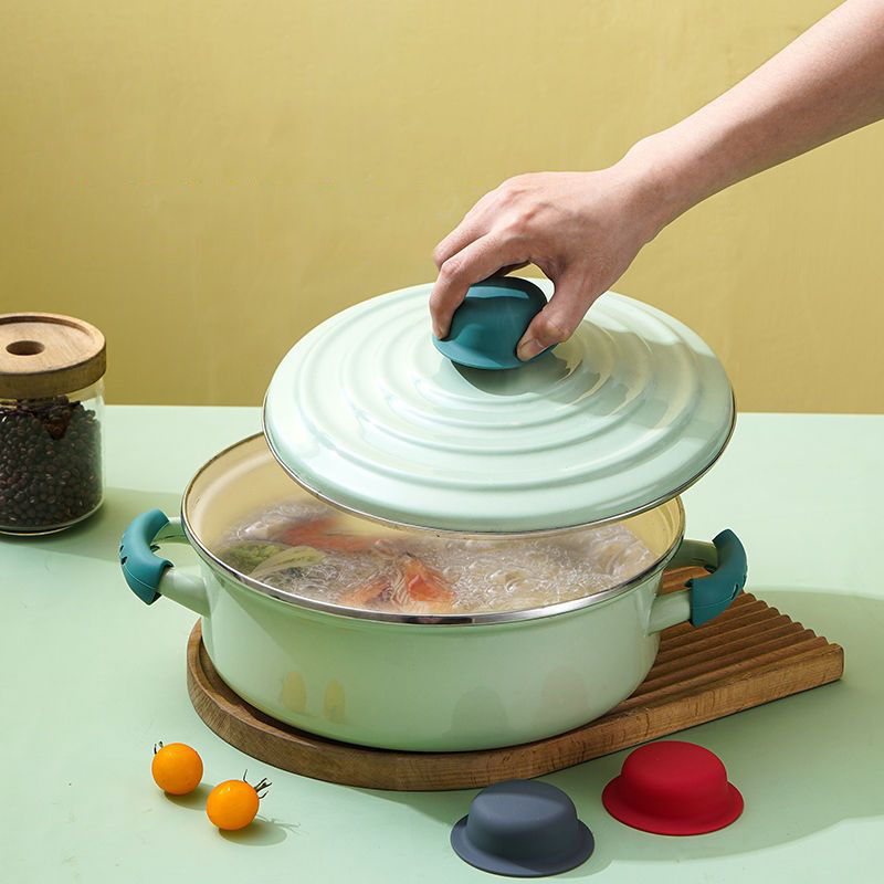 1/2Pcs Heat Resistant Pot Pan  - Home Cooking Cookbook recension och pris