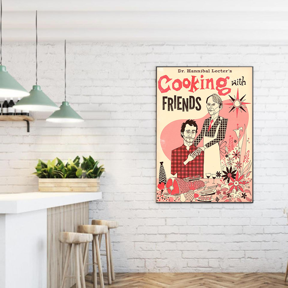 Kitchen Canvas Painting Hannib - Home Cooking Cookbook recension och pris