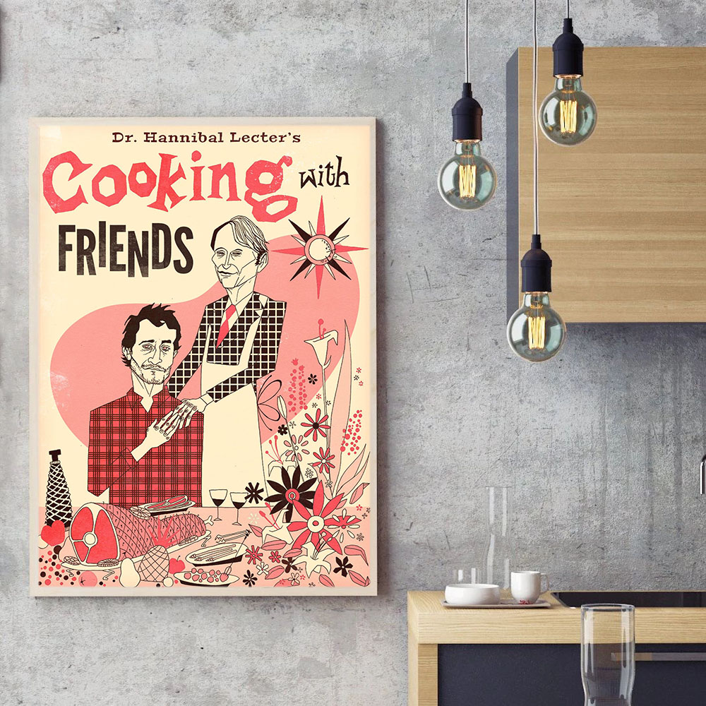 Kitchen Canvas Painting Hannib - Home Cooking Cookbook recension och pris